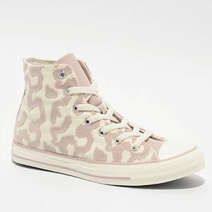 Converse Chuck Taylor All Star Leopord Egret & Flush Stone High-Top Sneakers
